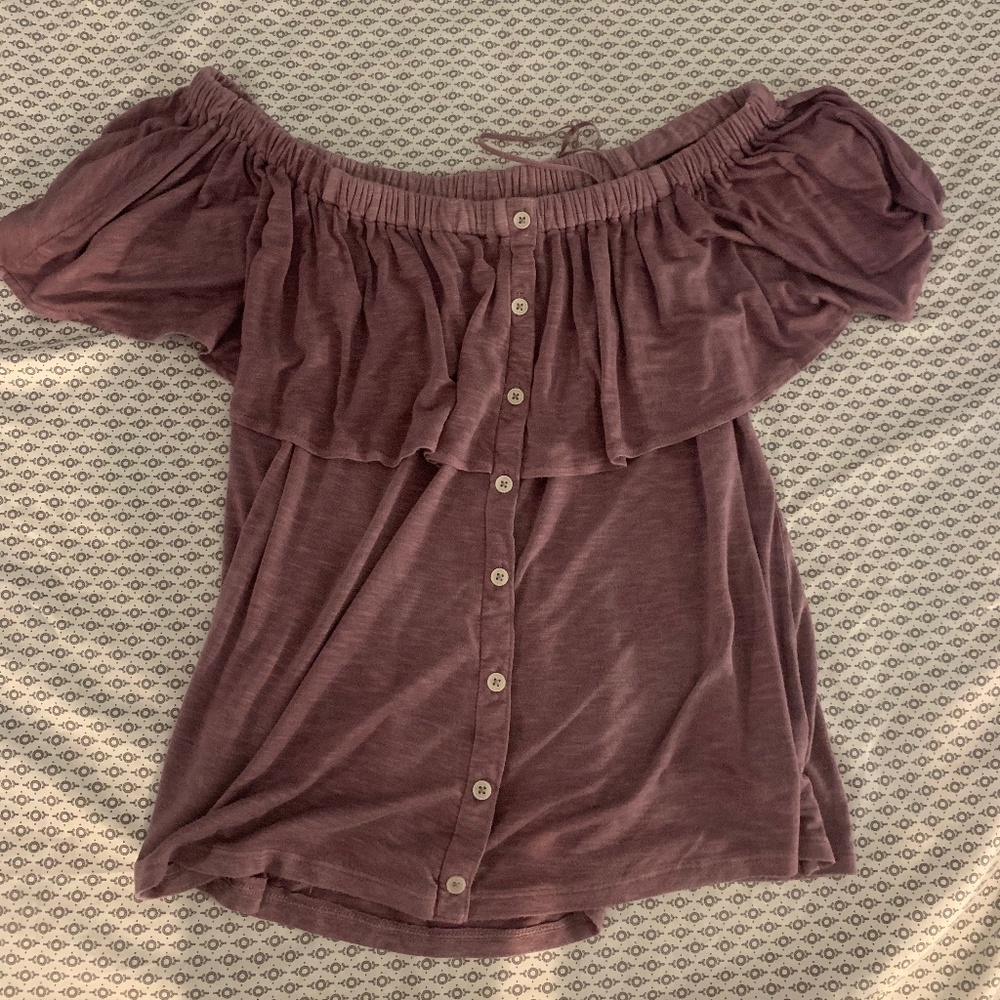 Strapless shirt